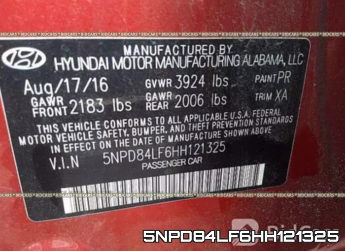 5NPD84LF6HH121325 фото 10