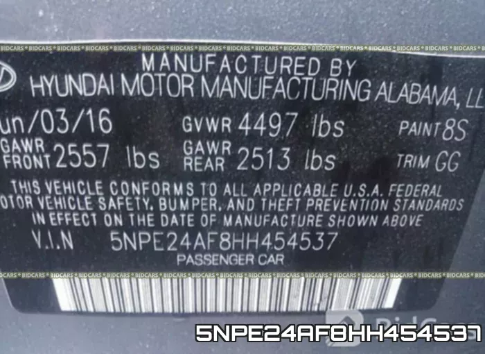 5NPE24AF8HH454537 фото 10