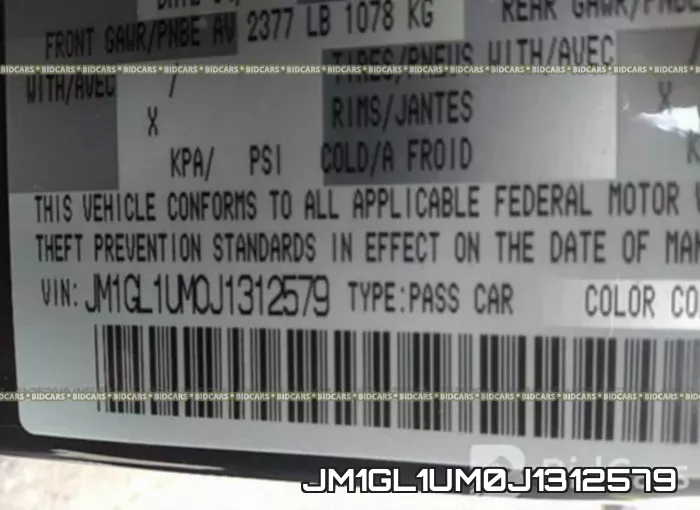 JM1GL1UM0J1312579 фото 9
