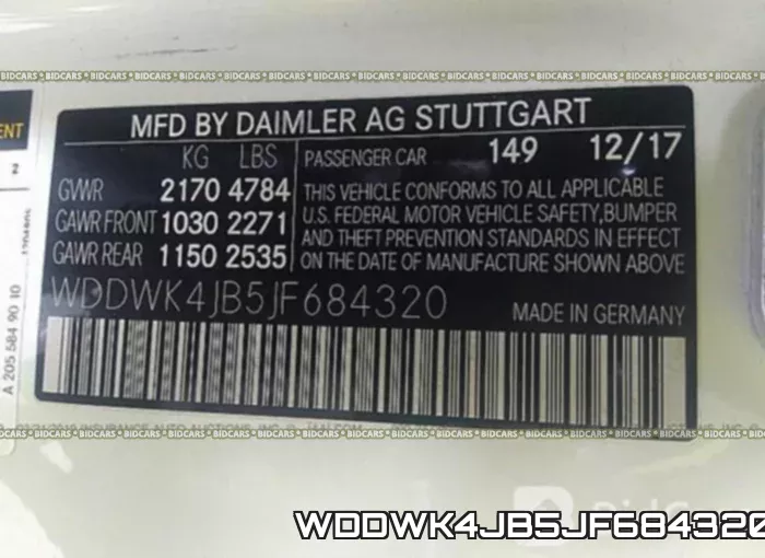 WDDWK4JB5JF684320 фото 10