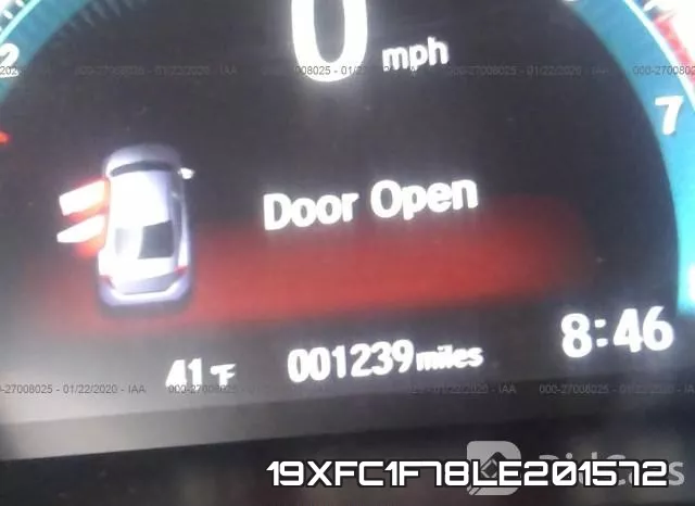 19XFC1F78LE201572 фото 8