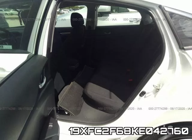 19XFC2F68KE042760 фото 9