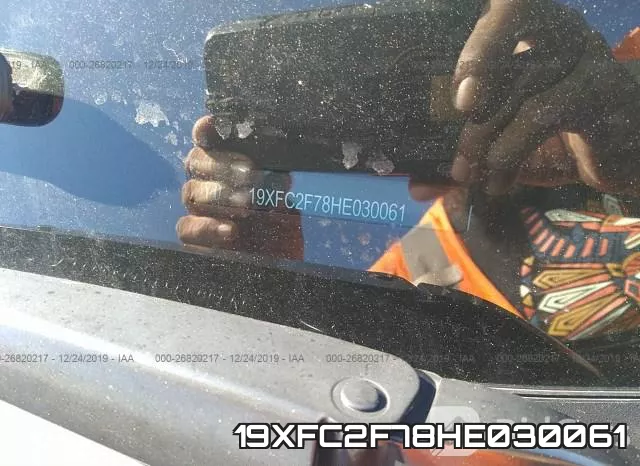 19XFC2F78HE030061 фото 10