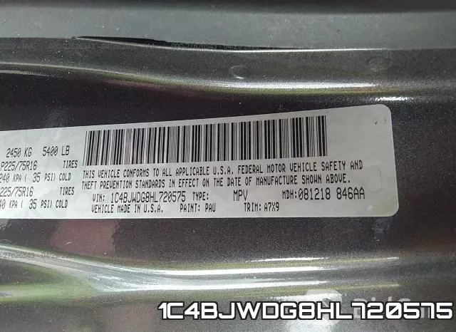 1C4BJWDG8HL720575 фото 10