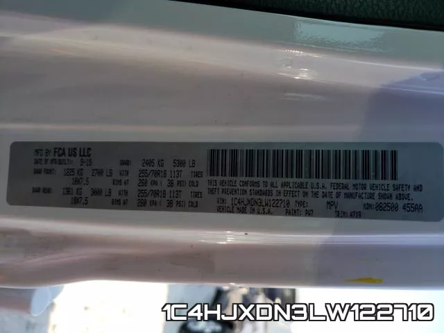 1C4HJXDN3LW122710 фото 2