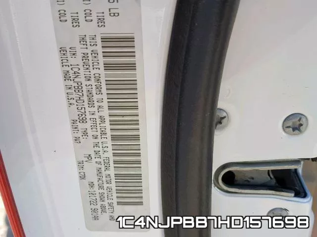 1C4NJPBB7HD157698 фото 2