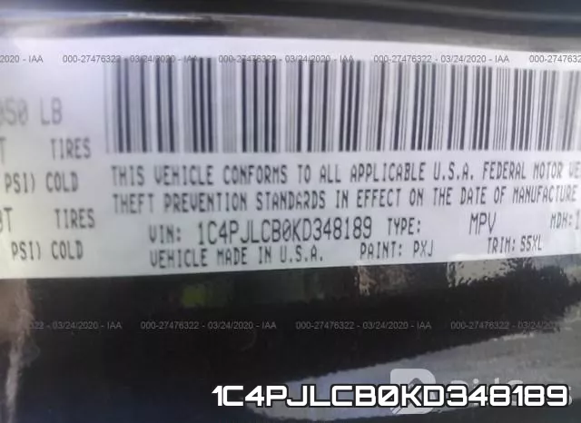 1C4PJLCB0KD348189 фото 10
