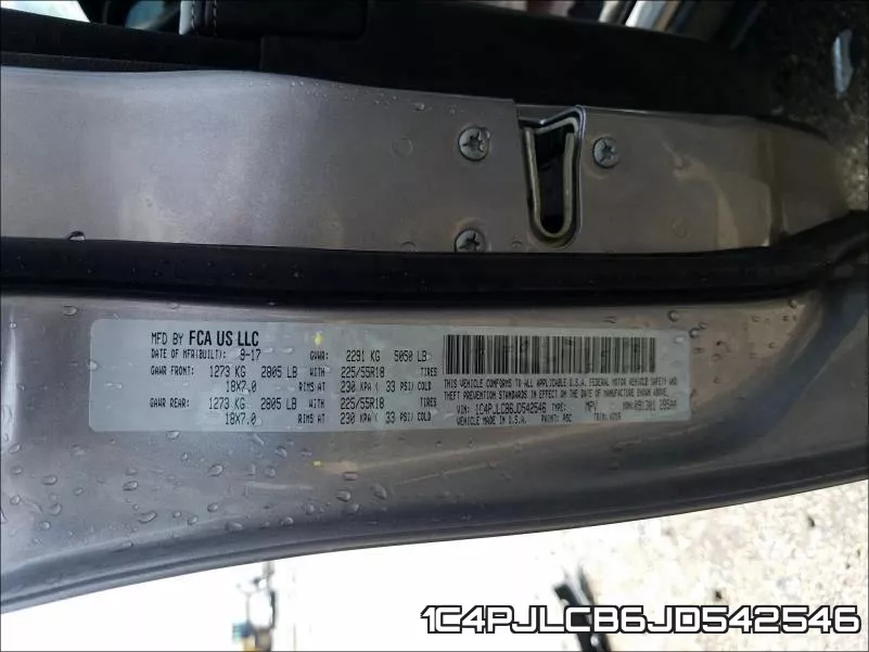 1C4PJLCB6JD542546 фото 2