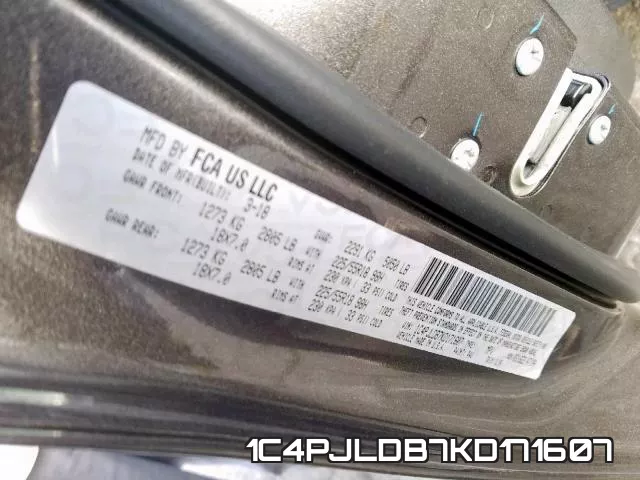 1C4PJLDB7KD171607 фото 2