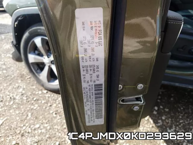 1C4PJMDX0KD293629 фото 2