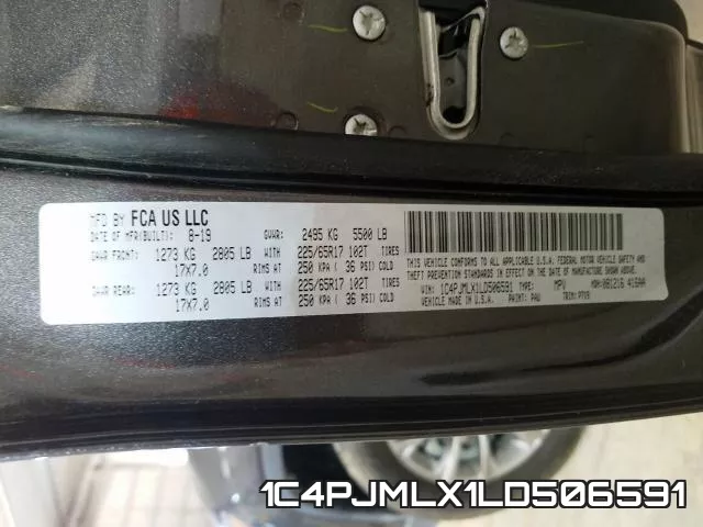 1C4PJMLX1LD506591 фото 2