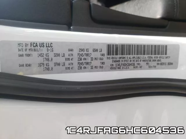 1C4RJFAG6HC604536 фото 2
