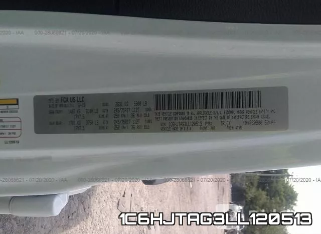 1C6HJTAG3LL120513 фото 10