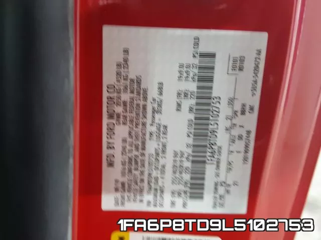 1FA6P8TD9L5102753 фото 2