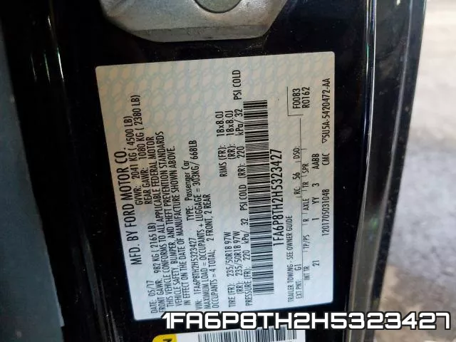 1FA6P8TH2H5323427 фото 2