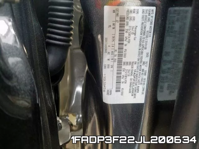1FADP3F22JL200634 фото 2