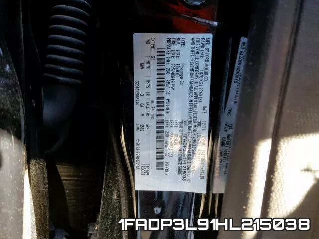 1FADP3L91HL215038 фото 2