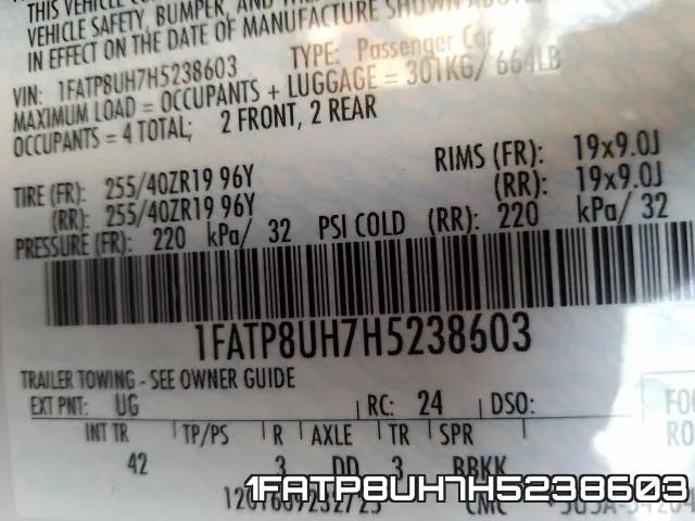 1FATP8UH7H5238603 фото 2