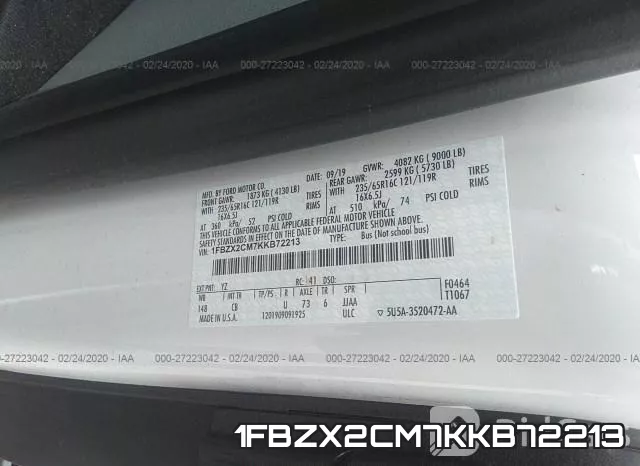 1FBZX2CM7KKB72213 фото 10