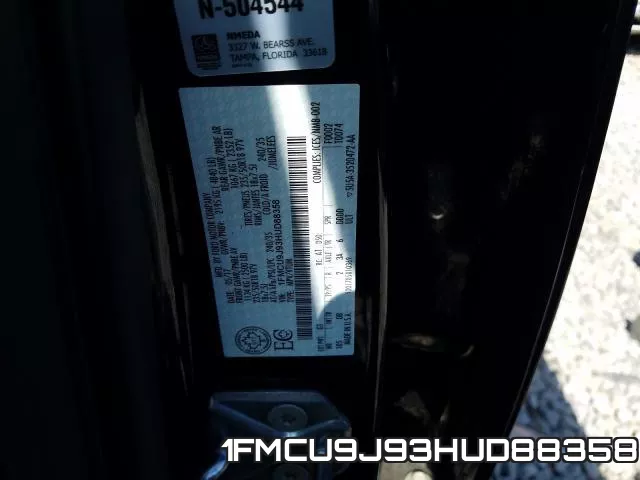 1FMCU9J93HUD88358 фото 2