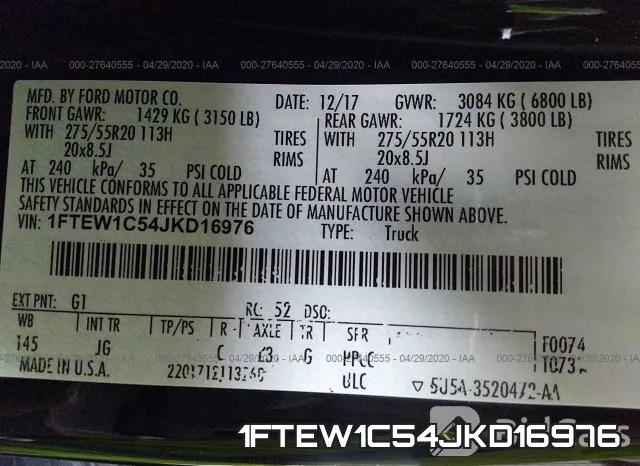 1FTEW1C54JKD16976 фото 10