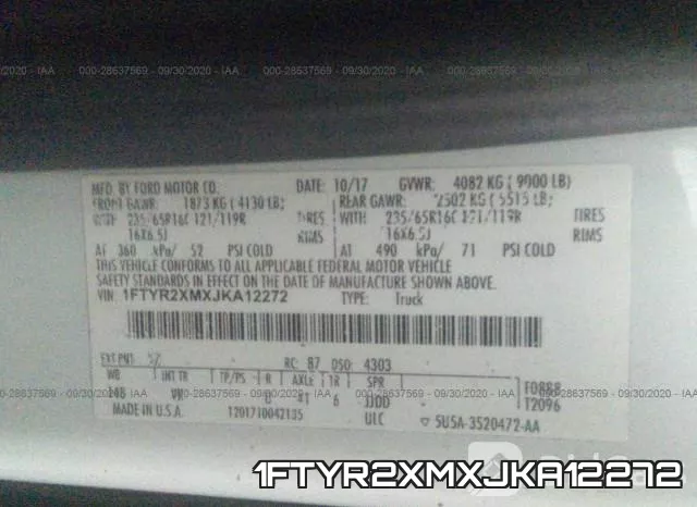 1FTYR2XMXJKA12272 фото 10