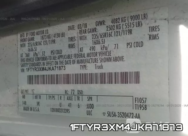 1FTYR3XM4JKA71873 фото 10