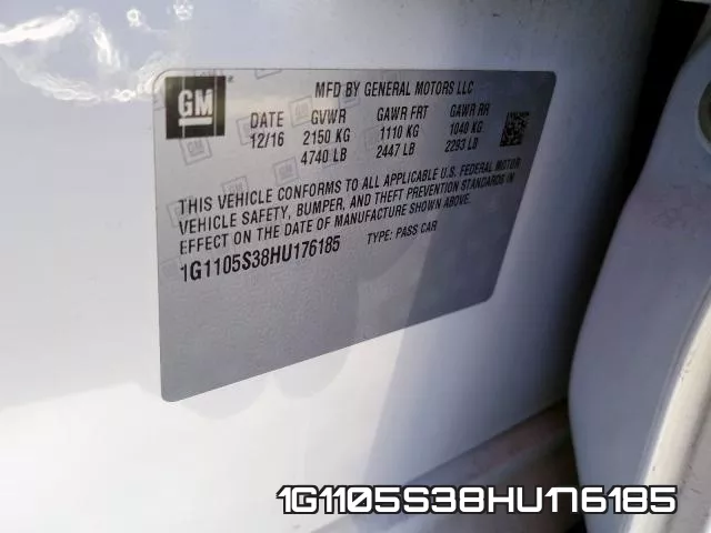 1G1105S38HU176185 фото 2