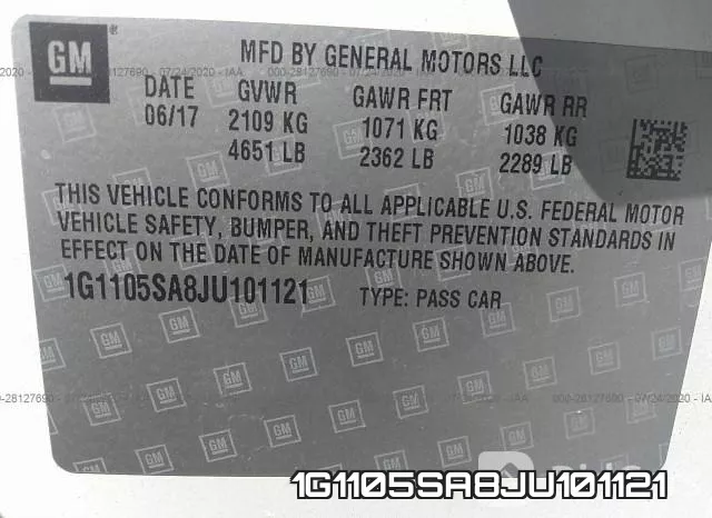 1G1105SA8JU101121 фото 10