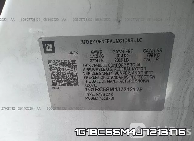 1G1BC5SM4J7213175 фото 10