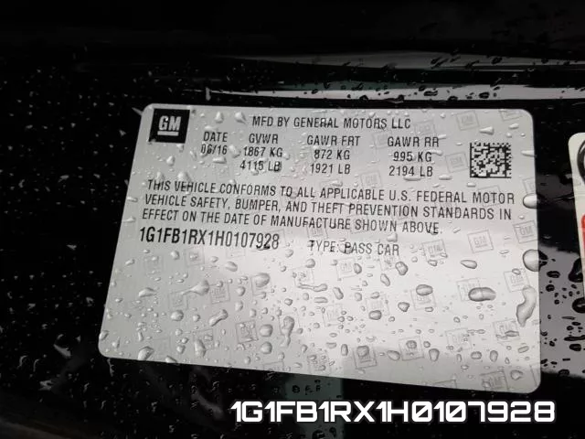 1G1FB1RX1H0107928 фото 2
