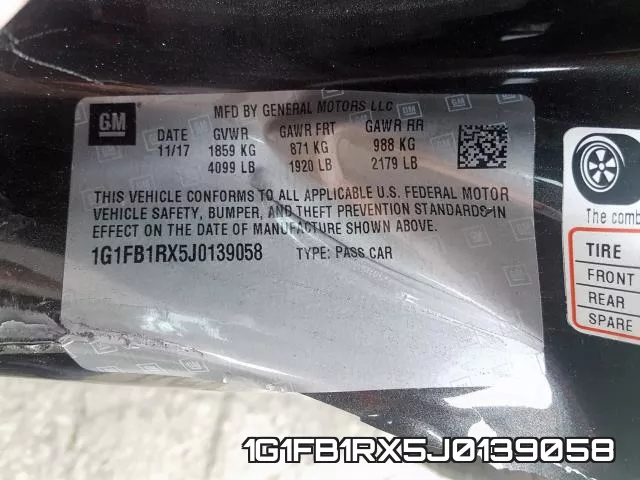 1G1FB1RX5J0139058 фото 2