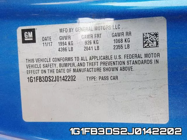 1G1FB3DS2J0142202 фото 2