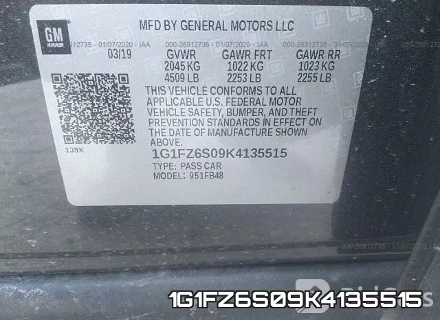 1G1FZ6S09K4135515 фото 10