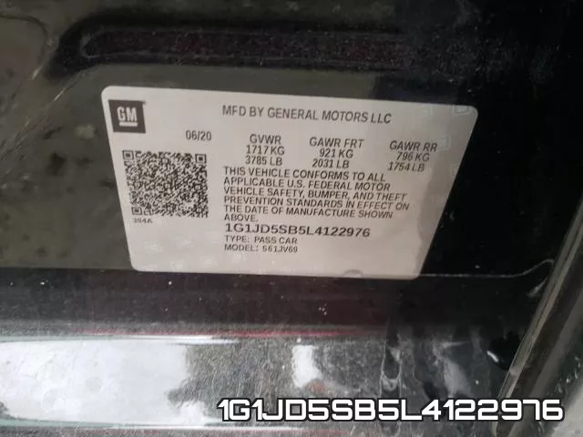 1G1JD5SB5L4122976 фото 2