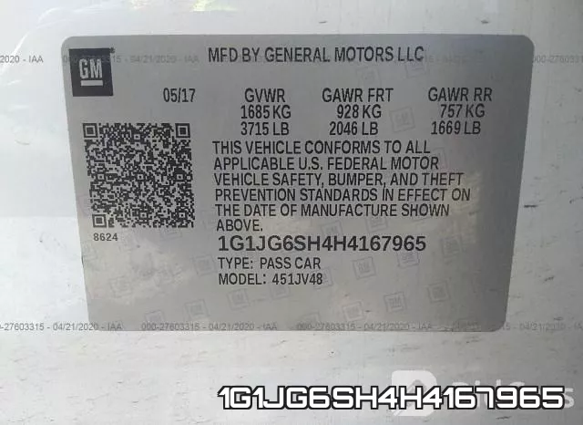 1G1JG6SH4H4167965 фото 9