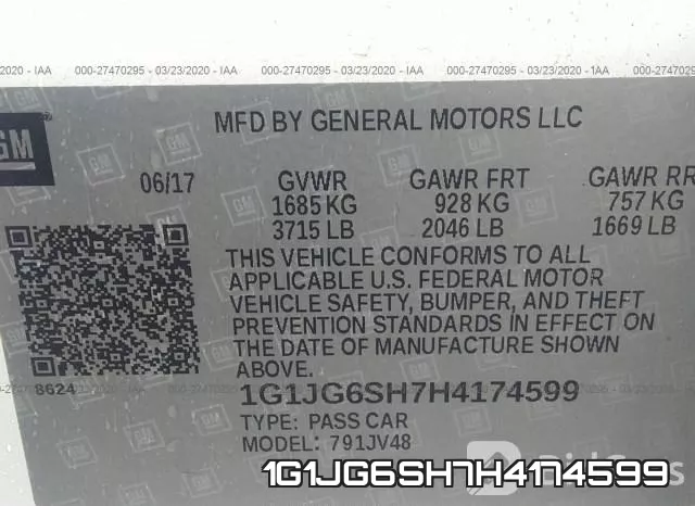1G1JG6SH7H4174599 фото 10