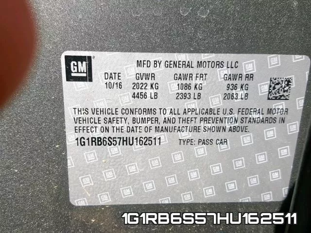 1G1RB6S57HU162511 фото 2
