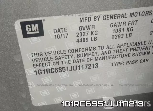 1G1RC6S51JU117213 фото 10