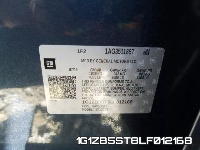 1G1ZB5ST8LF012168 фото 2