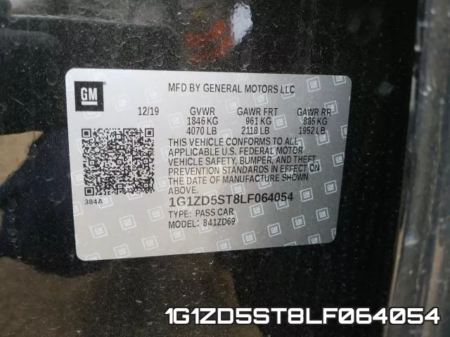1G1ZD5ST8LF064054 фото 2