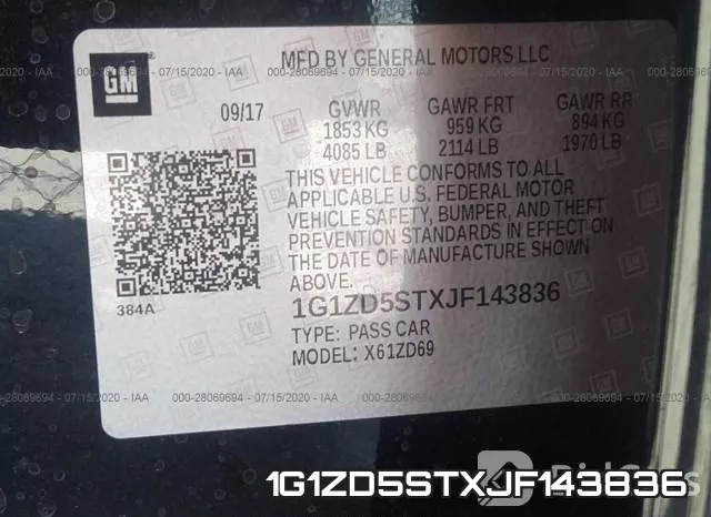 1G1ZD5STXJF143836 фото 10