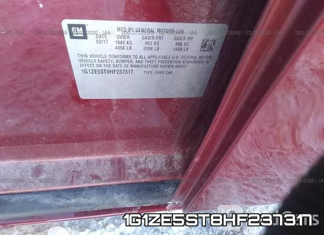 1G1ZE5ST8HF237317 фото 10