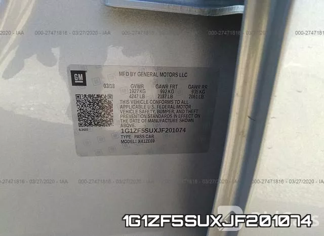 1G1ZF5SUXJF201074 фото 10