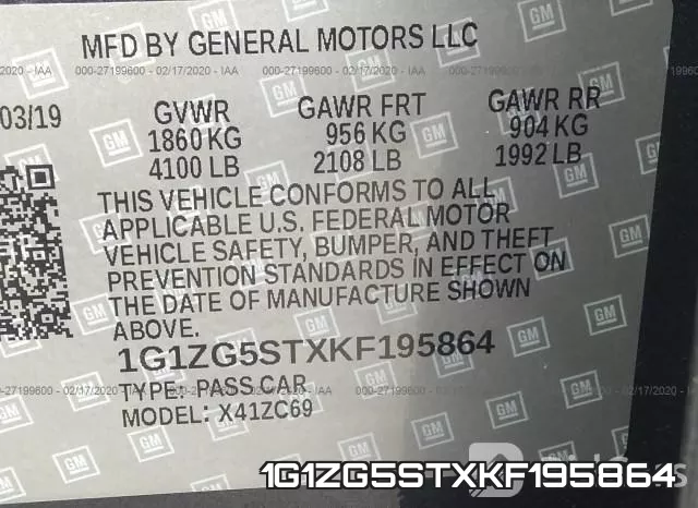 1G1ZG5STXKF195864 фото 10