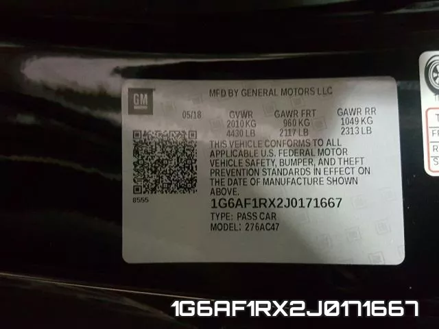 1G6AF1RX2J0171667 фото 2