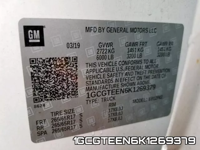 1GCGTEEN6K1269379 фото 2