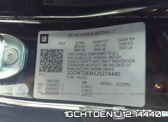 1GCHTDEN1J1274440 фото 10