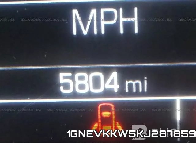 1GNEVKKW5KJ287859 фото 8