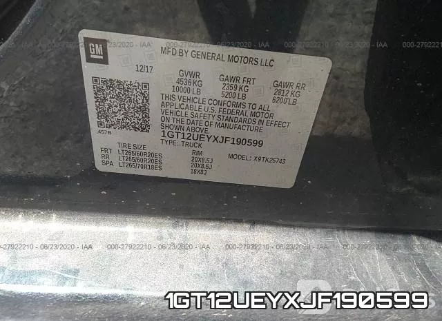 1GT12UEYXJF190599 фото 10
